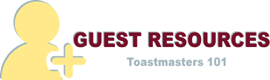 Guest Toastmasters 101