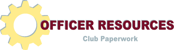 Officer Club Paperwork Icon
